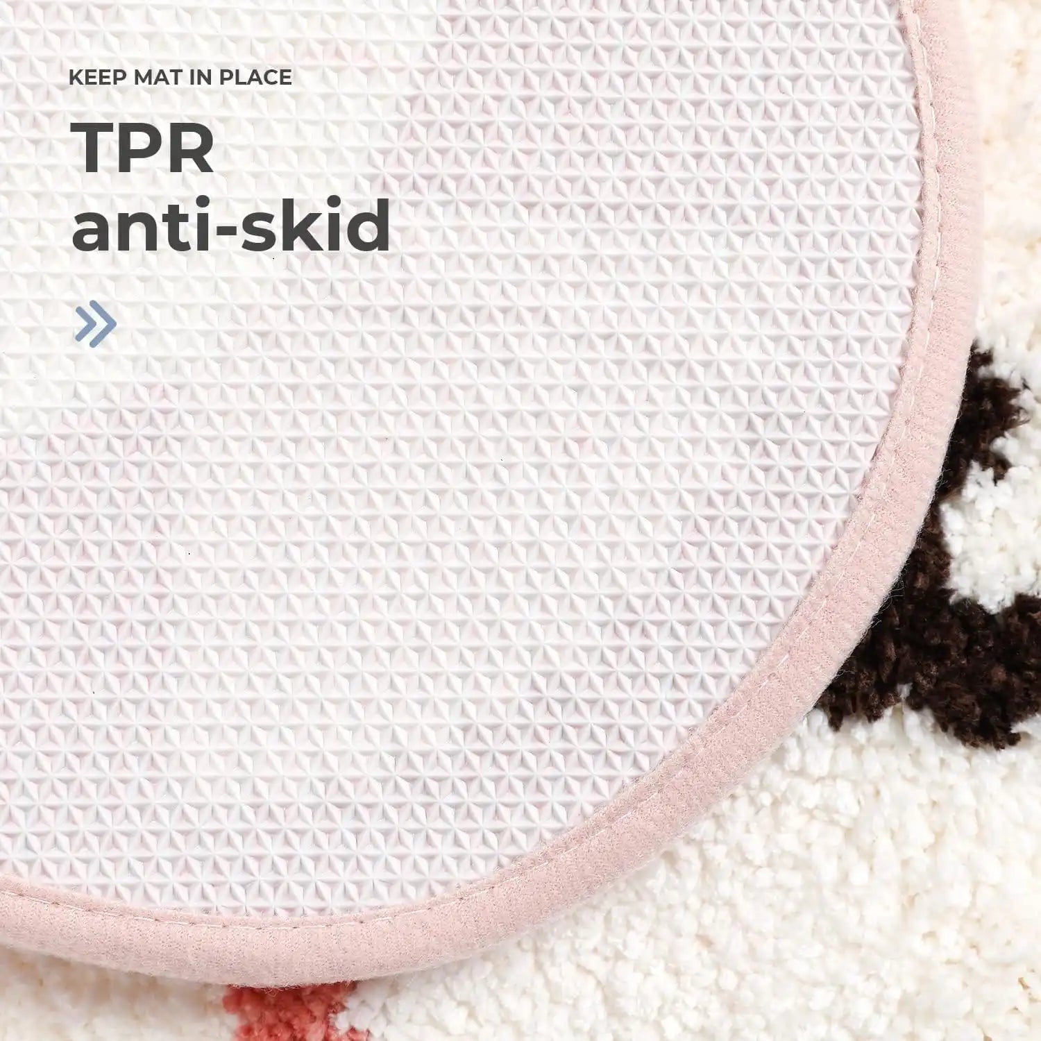 Whiskers - Anti-Slip Microfibre Doormat (40x60 cm) - Pack of 1