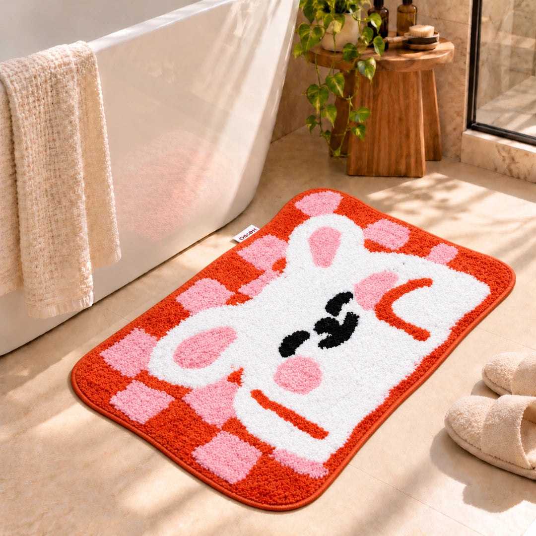 Whiskers - Anti-Slip Microfibre Doormat (40x60 cm) - Pack of 1
