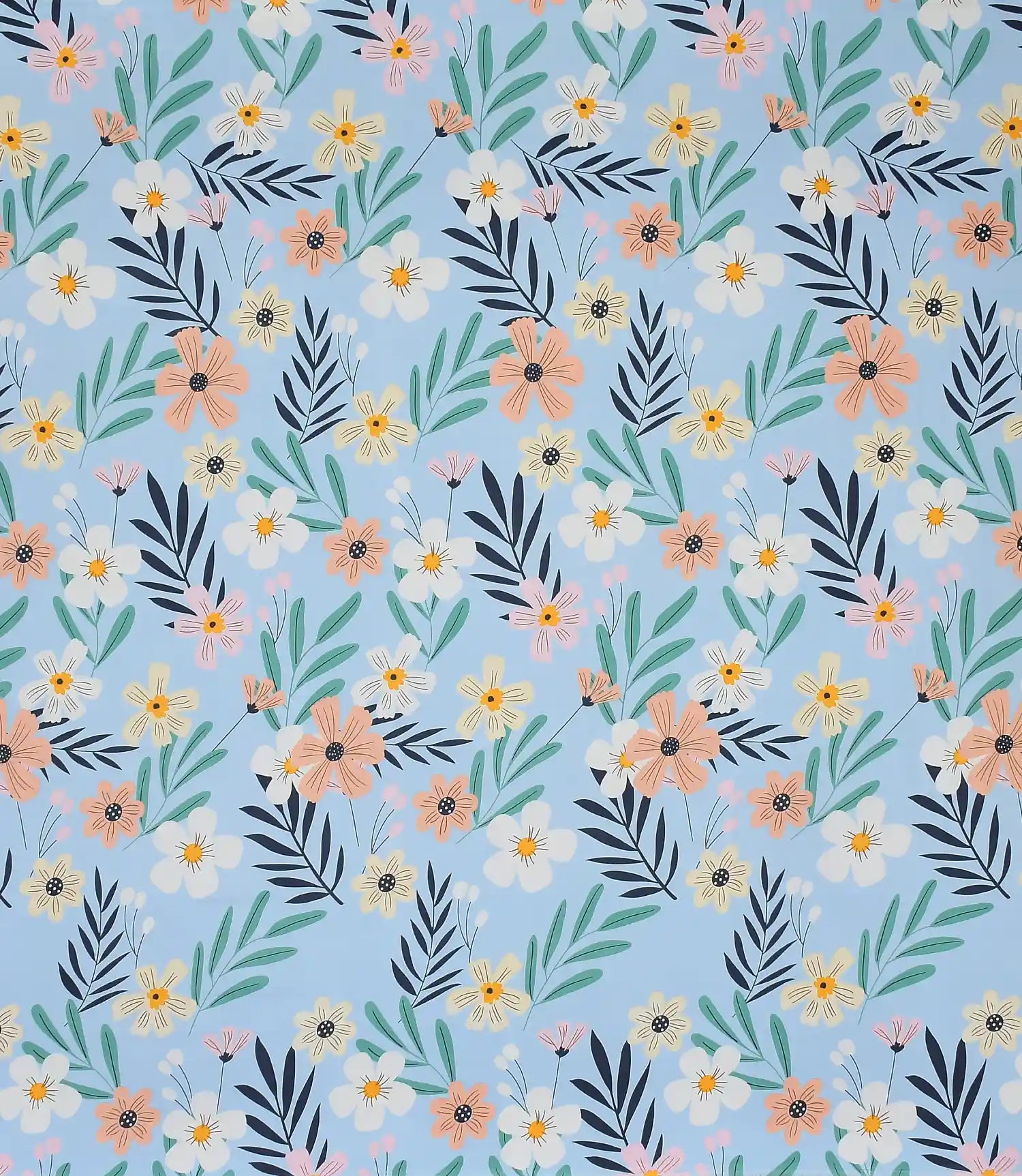 Windflower - Queen/Double - Fitted Bedsheet (76×72 inches)
