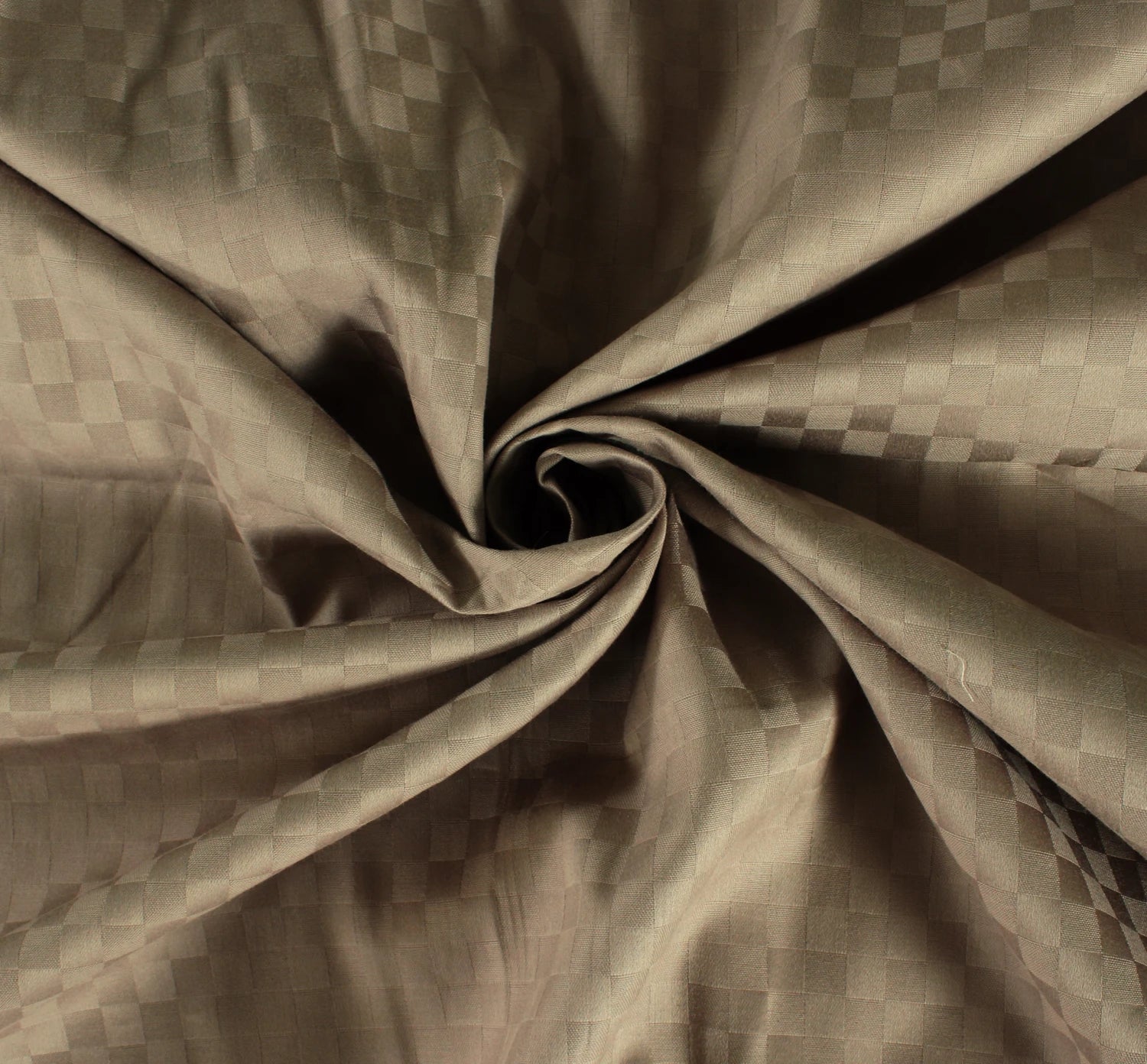 AVA - Brown - Pure Cotton Jacquard King Bedsheet (108×108 inches)