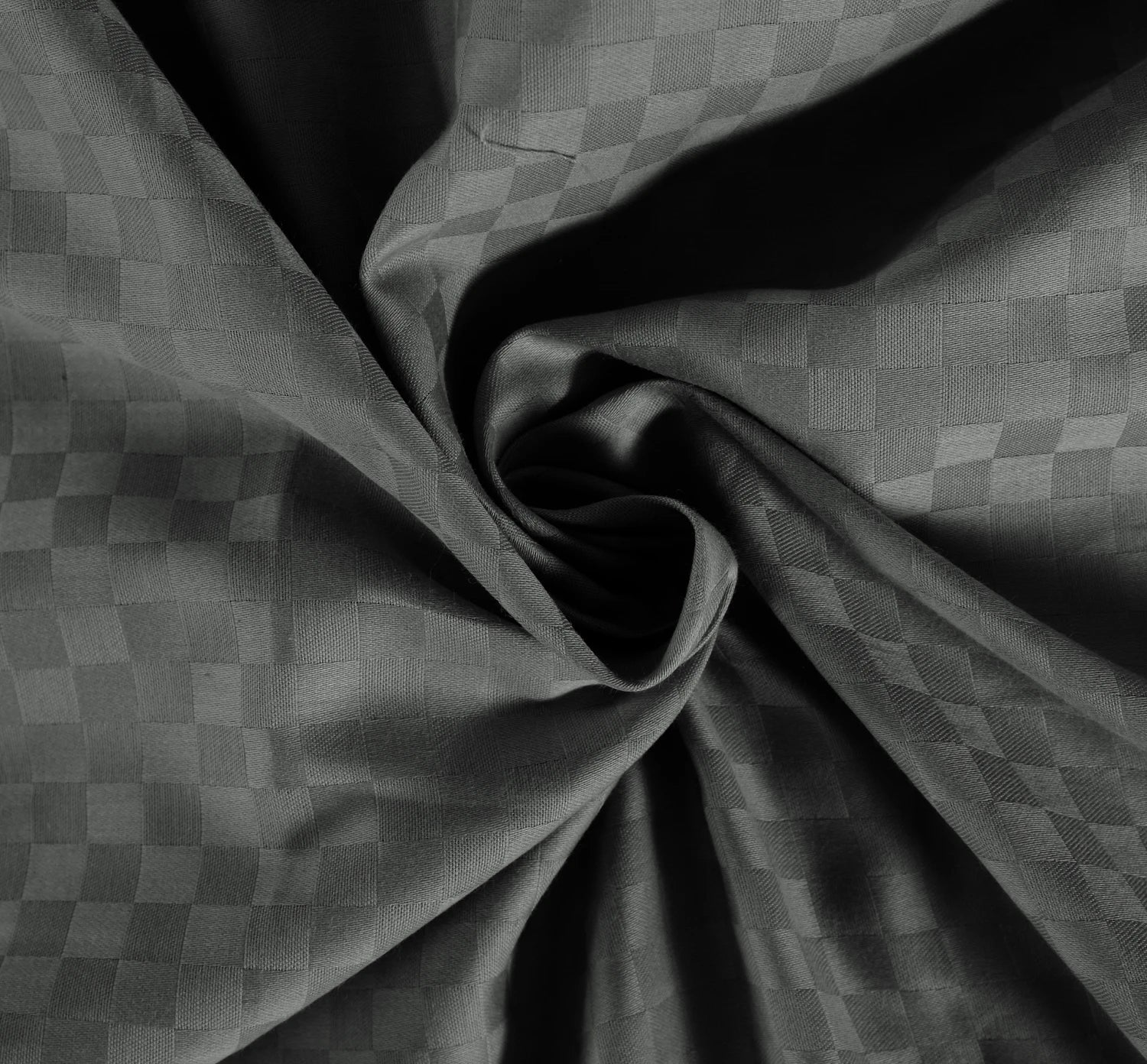 AVA - Grey - Pure Cotton Jacquard King Bedsheet (108×108 inches)