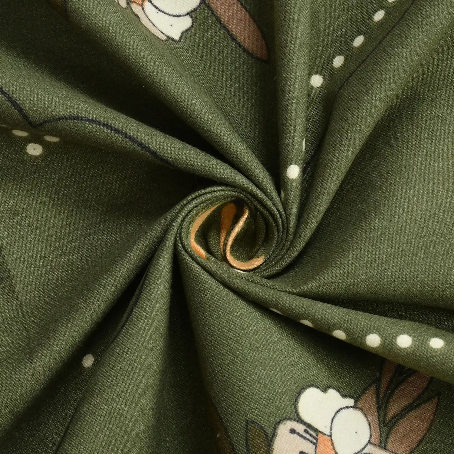 Akasa Olive - King - Fitted Bedsheet (78×72 inches)