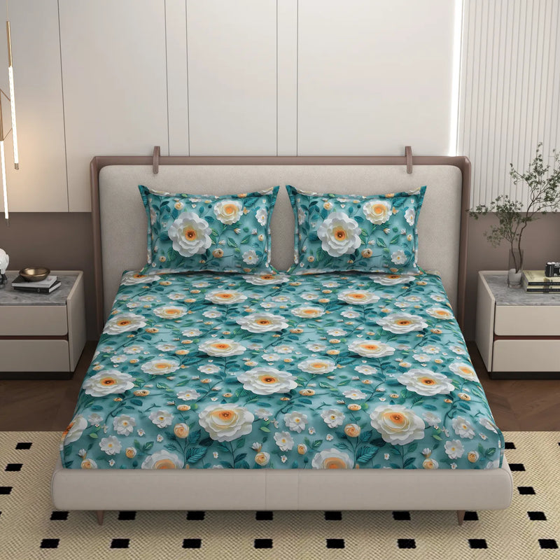 Akira - King - 7D Design Fitted Bedsheet (78×72 inches)