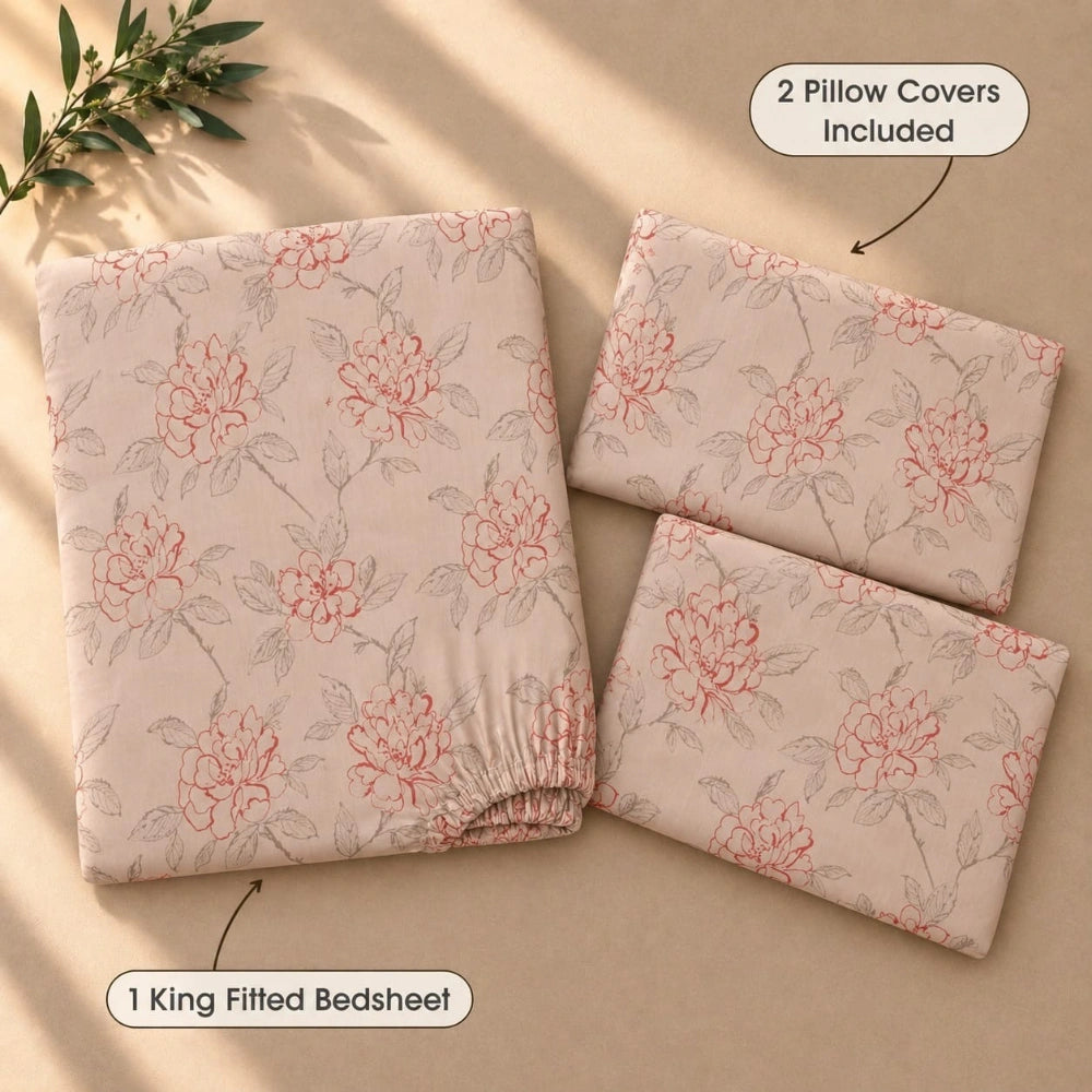 Amari - King - Fitted Bedsheet (78×72 inches)