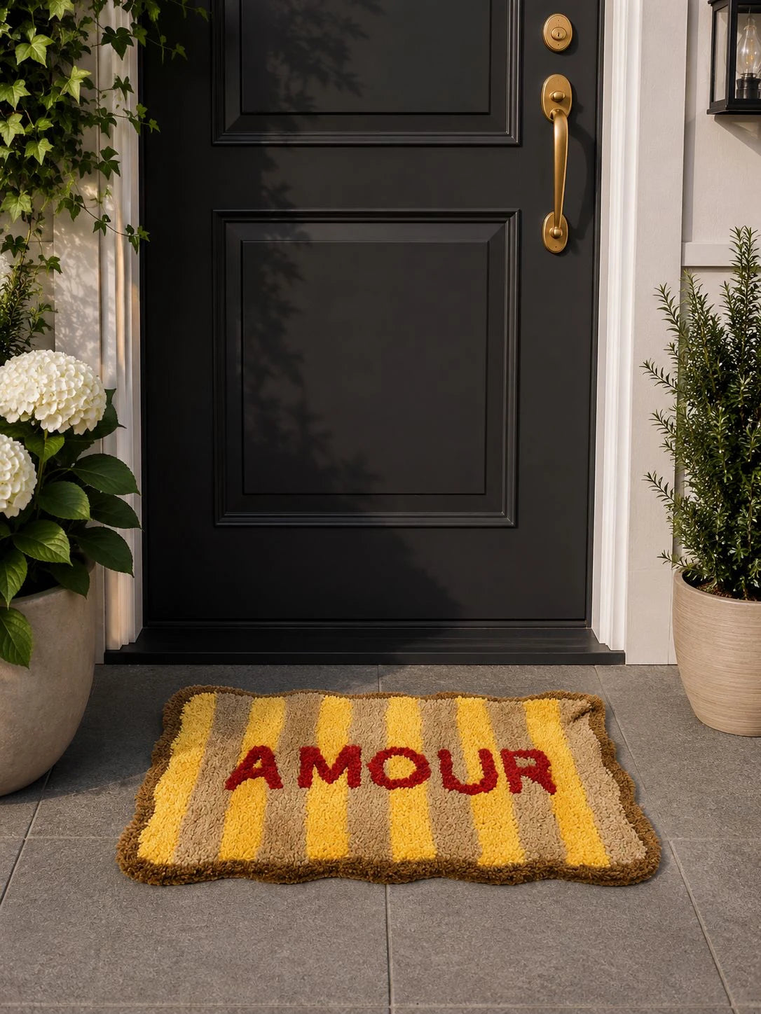 Amour - Anti-Slip Microfibre Doormat (40x60 cm) - Pack of 1