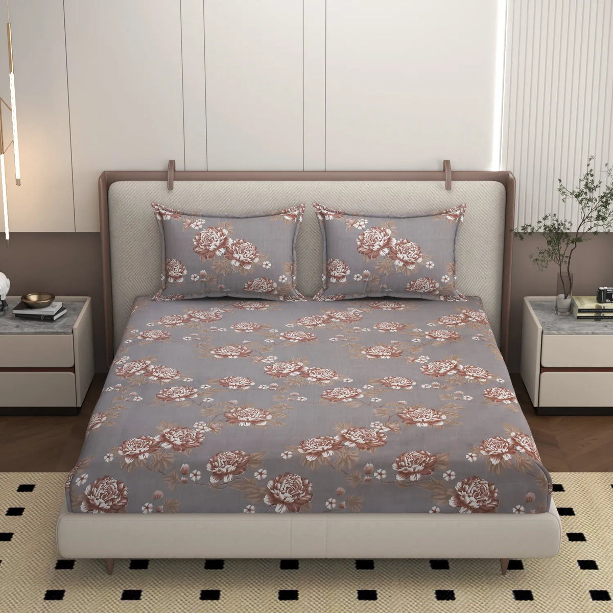 Angelica - King - Fitted Bedsheet (78×72 inches)