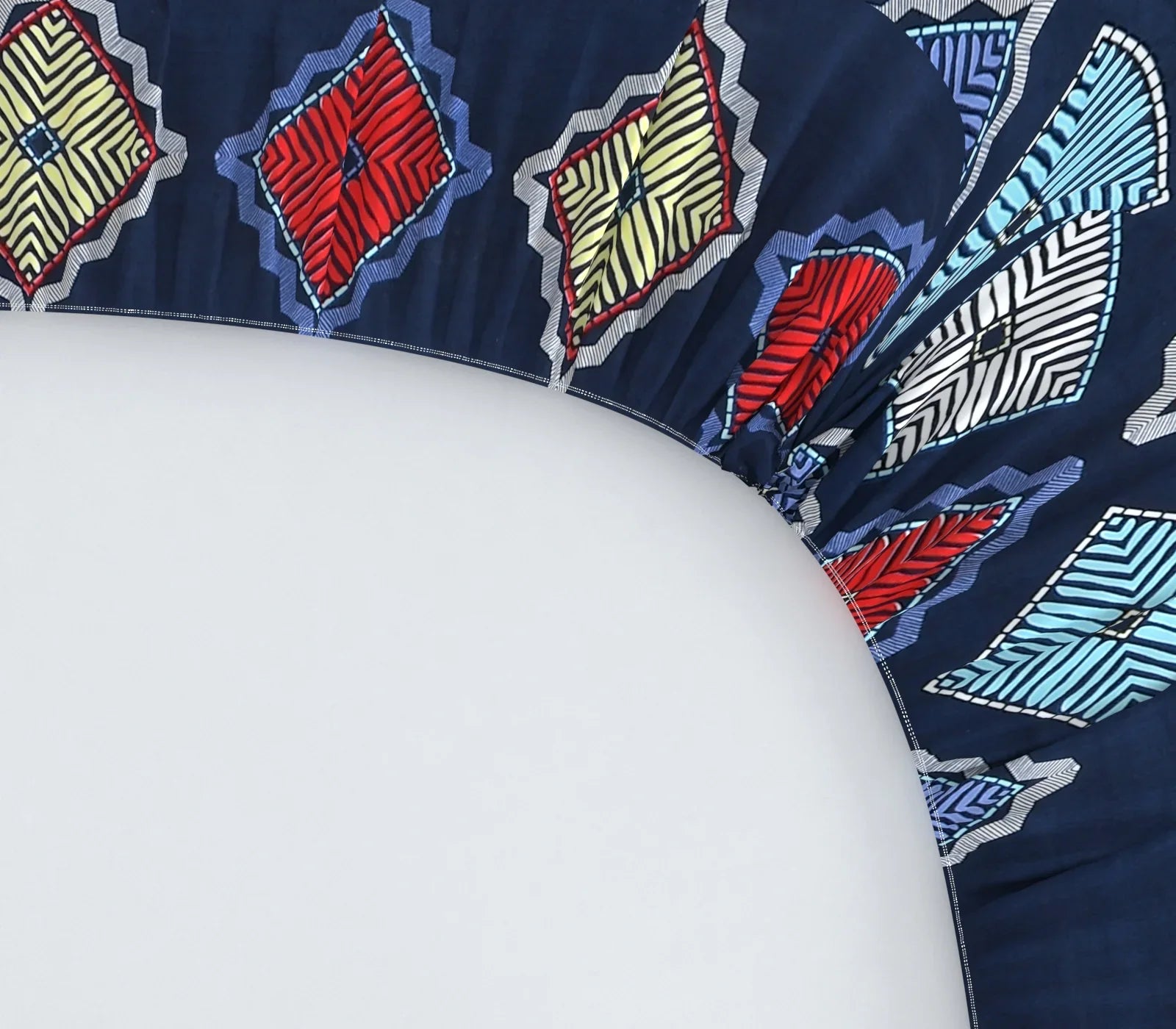 Aquamarine - Queen/Double - Fitted Bedsheet (76×72 inches)