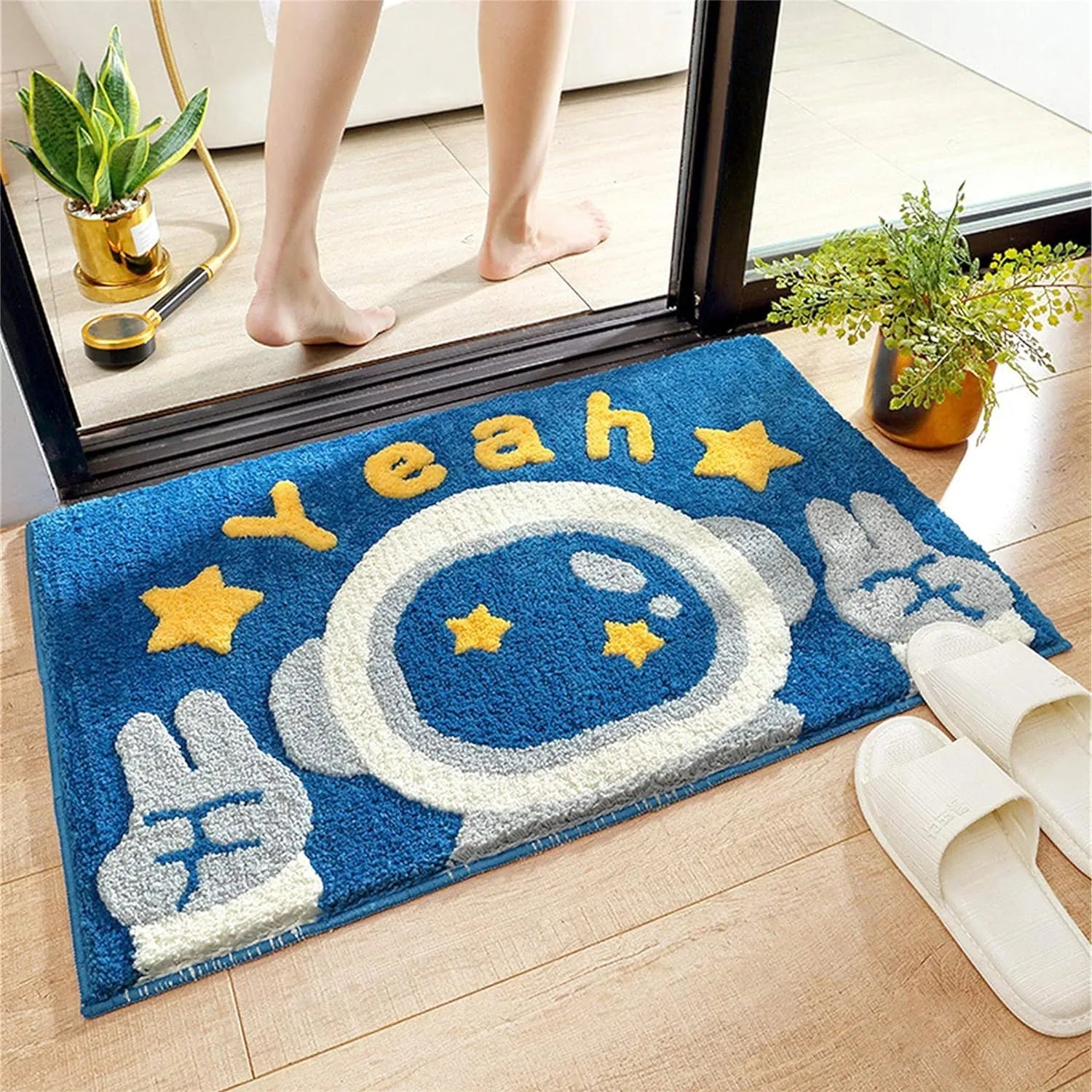 Astro - Anti-Slip Microfibre Doormat (40x60 cm) - Pack of 1