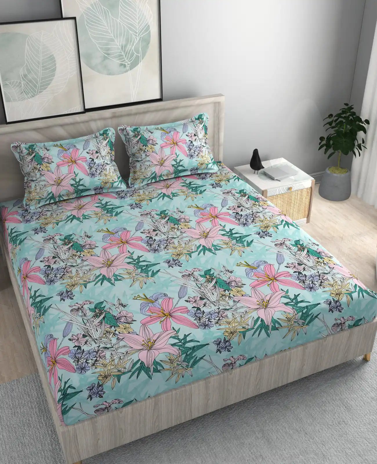 Aurora - King - Fitted Bedsheet (78x72 inches)