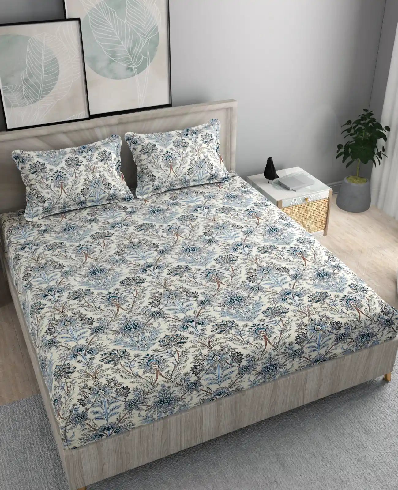 Azure - King - Fitted Bedsheet (78×72 inches)