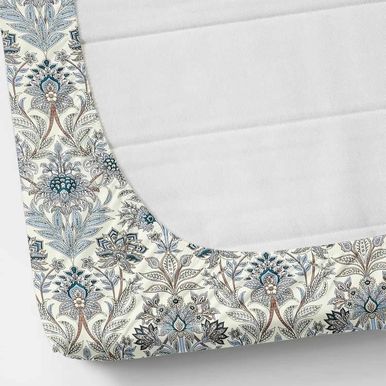 Azure - Queen/Double - Fitted Bedsheet (76×72 inches)