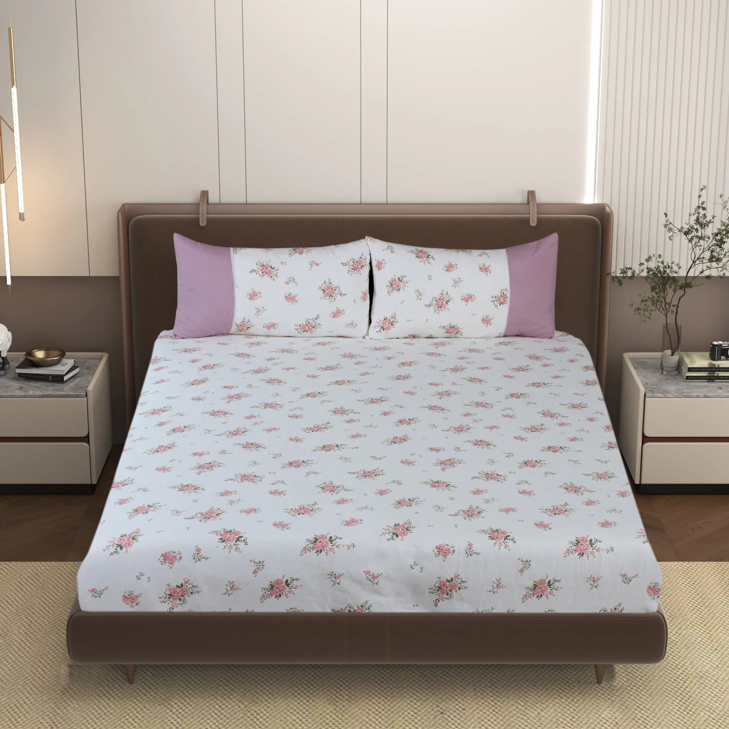 Babylon - Panel - King Fitted Bedsheet (78×72 inches)