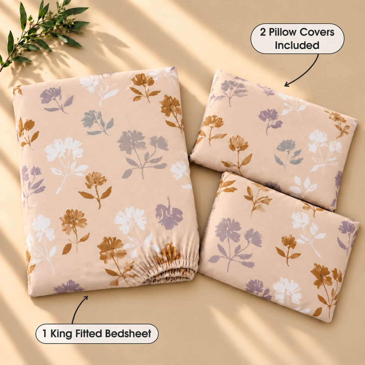 Bailey - King - Fitted Bedsheet (78×72 inches)