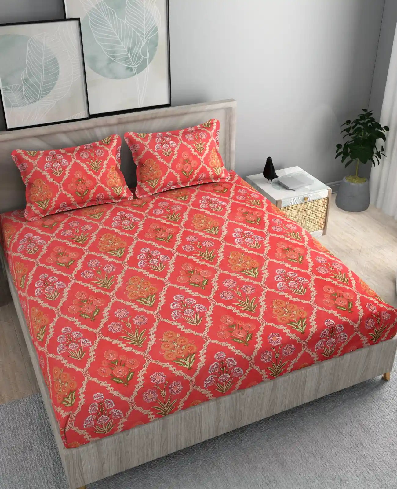 Bella - King - Fitted Bedsheet (78×72 inches)