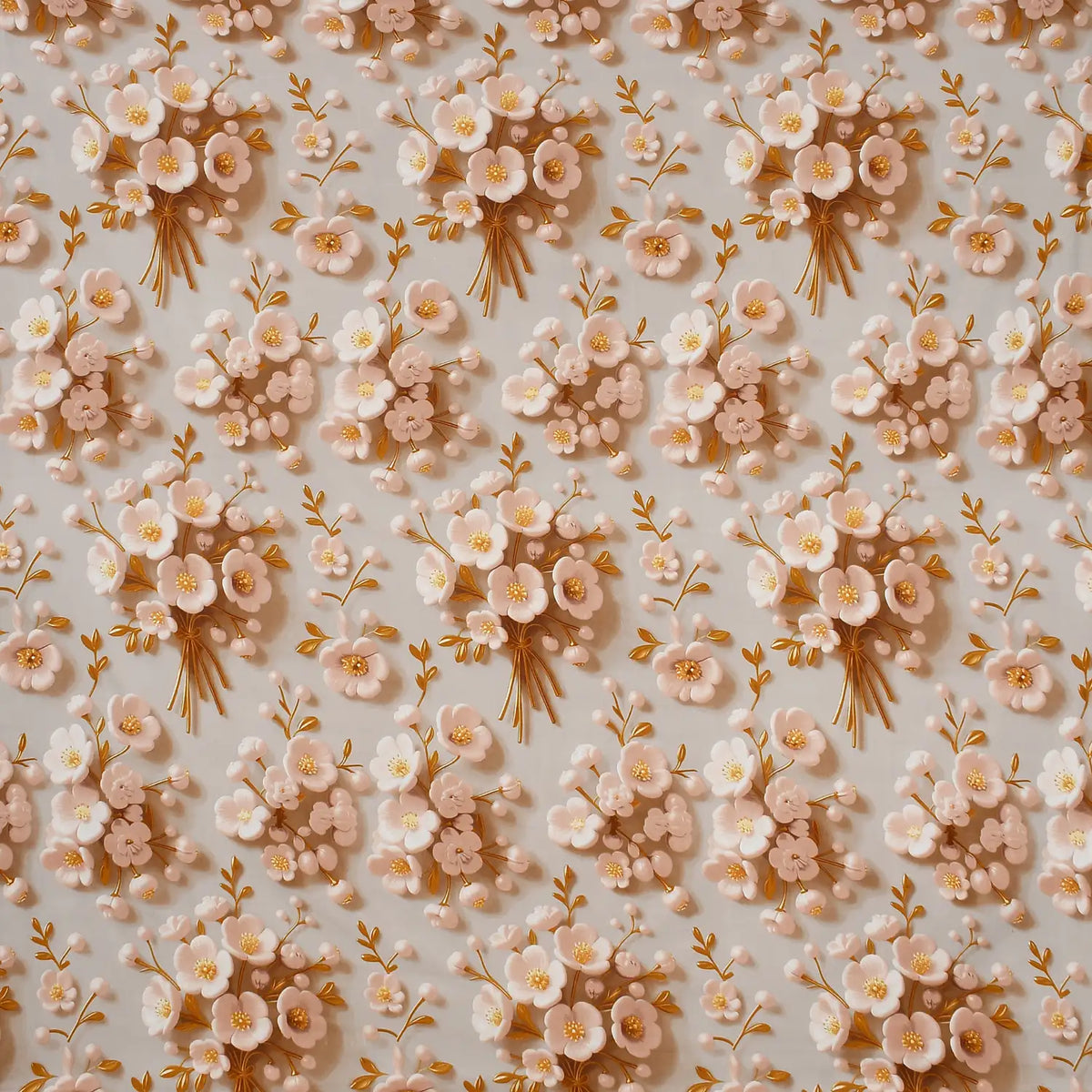 Blossom - King - 7D Design Fitted Bedsheet (78×72 inches)