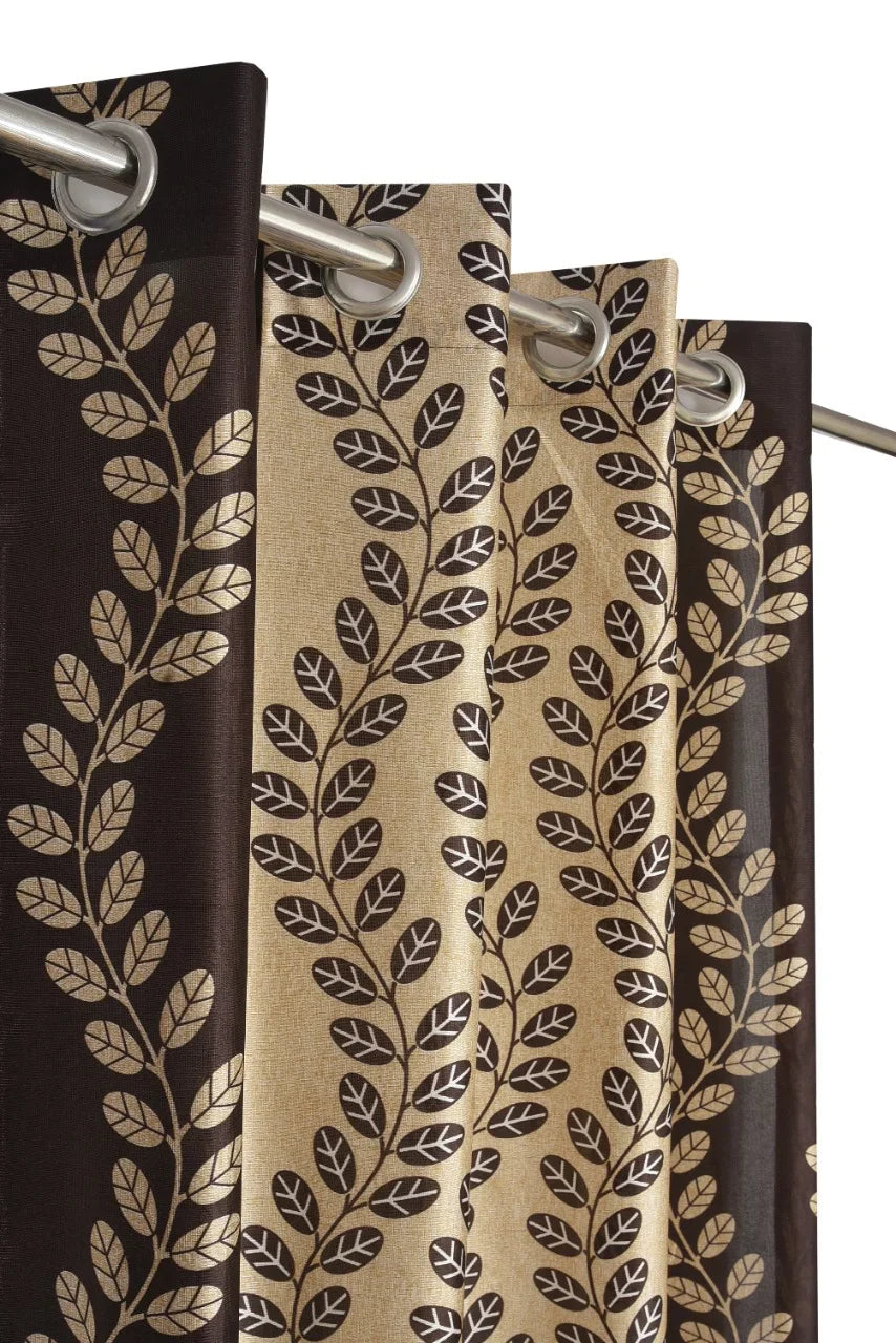 Boston - Brown Curtains (Set of 2)