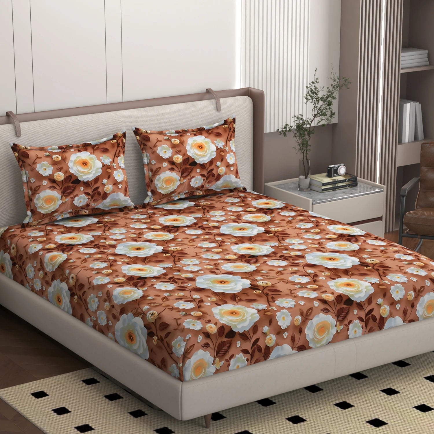 Camarra - King - 7D Design Fitted Bedsheet (78×72 inches)