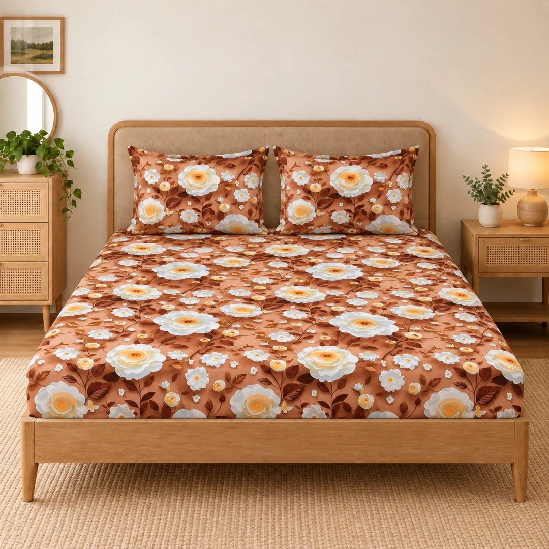 Camarra - King - 7D Design Fitted Bedsheet (78×72 inches)