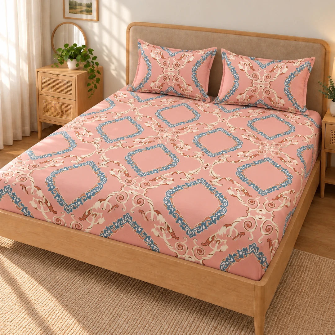 Caprese - Queen/Double - Fitted Bedsheet (76×72 inches)