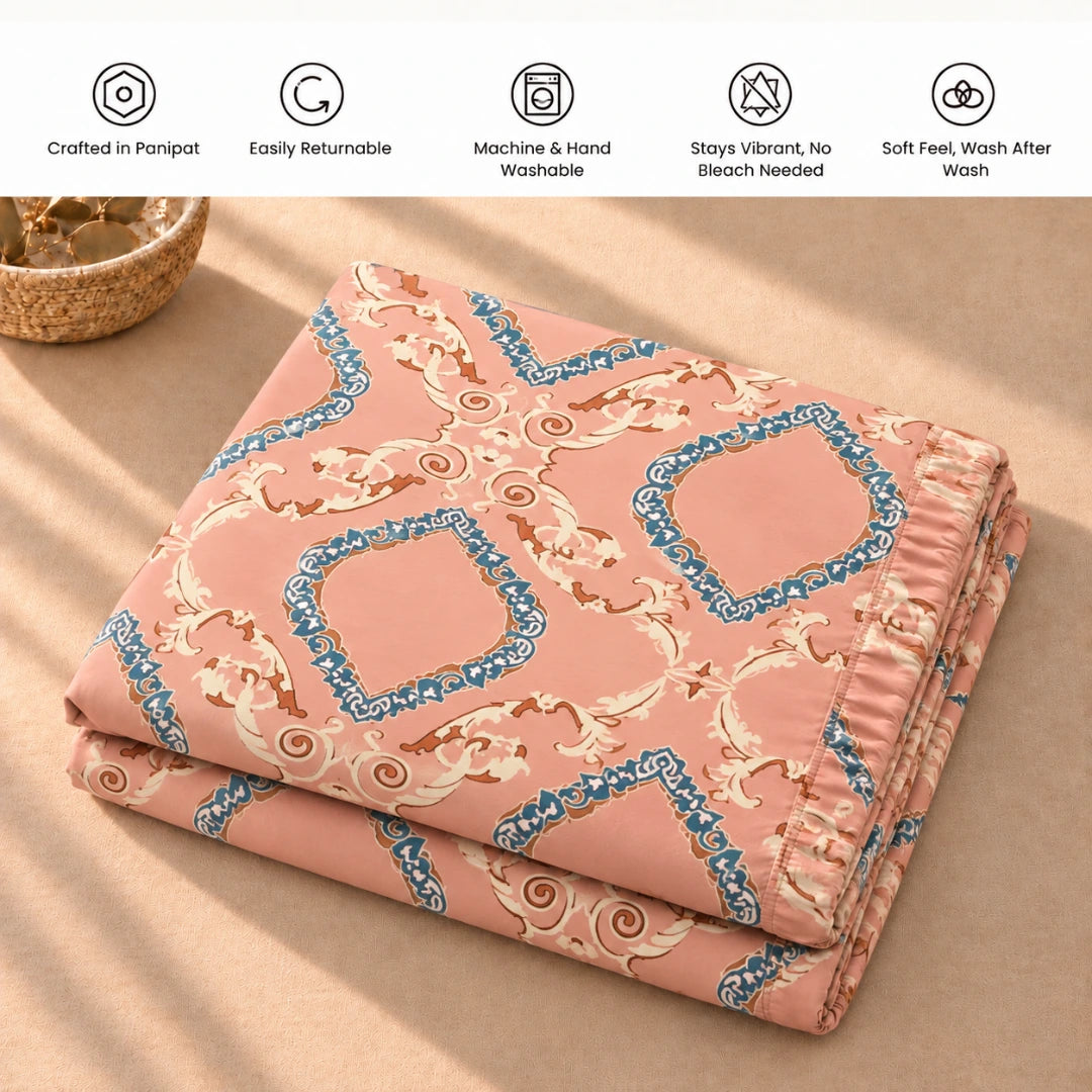 Caprese - Queen/Double - Fitted Bedsheet (76×72 inches)
