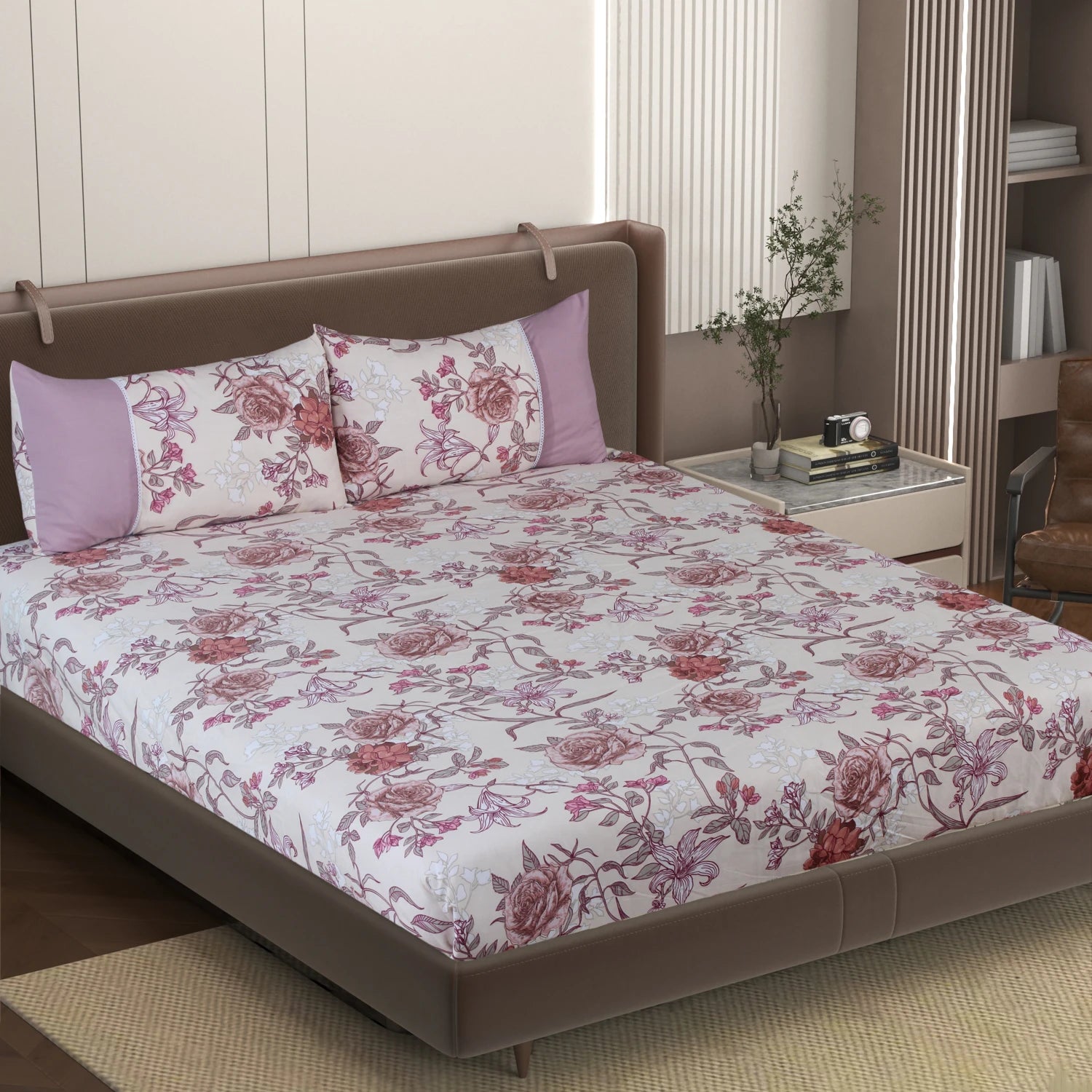 Catherine - Panel - King Fitted Bedsheet (78×72 inches)