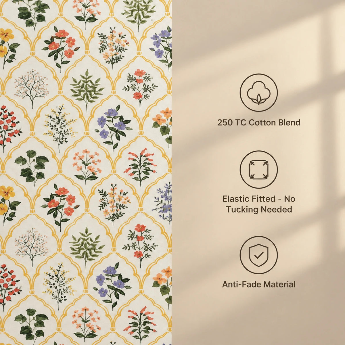 Ceramica - King - Fitted Bedsheet (78×72 inches)