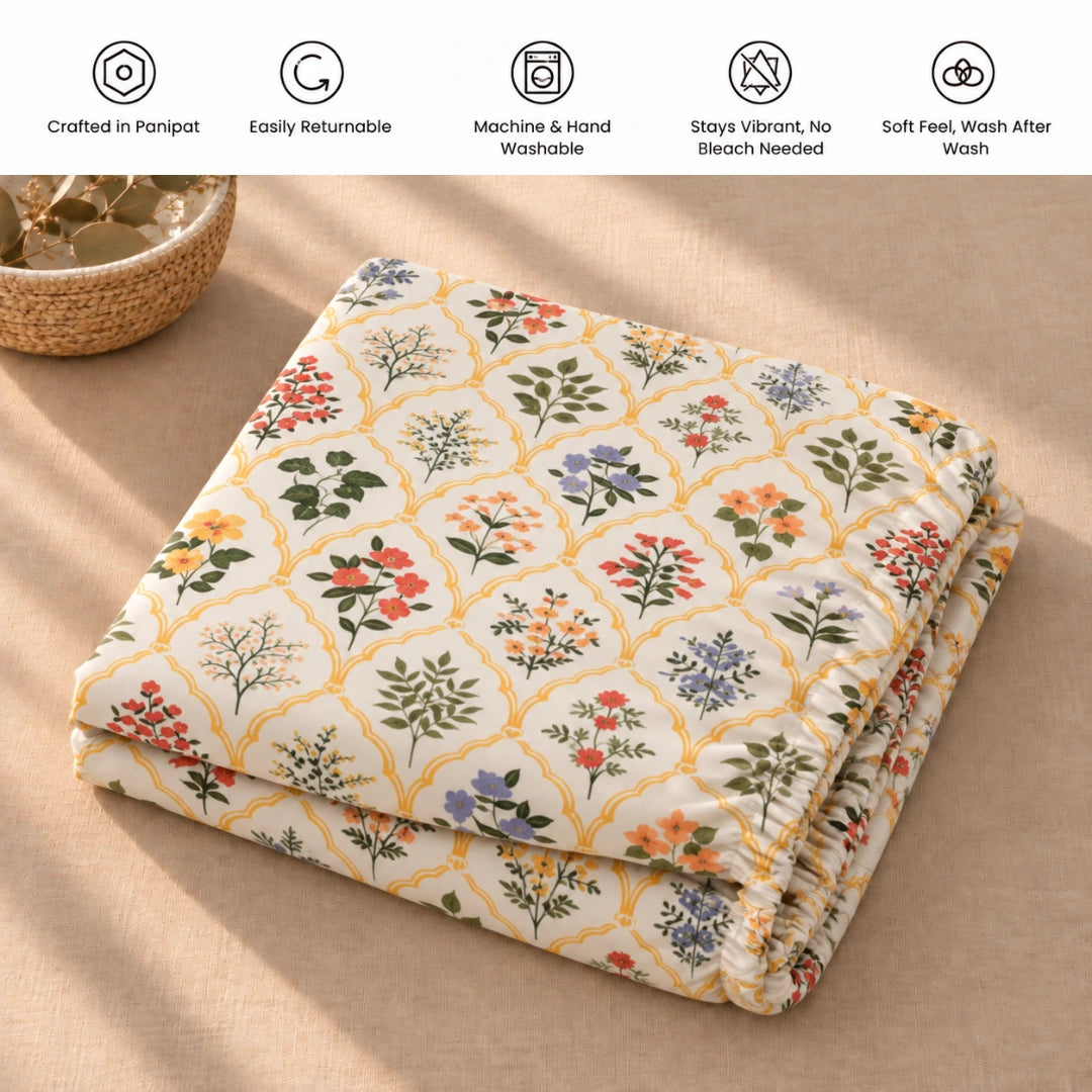 Ceramica - King - Fitted Bedsheet (78×72 inches)
