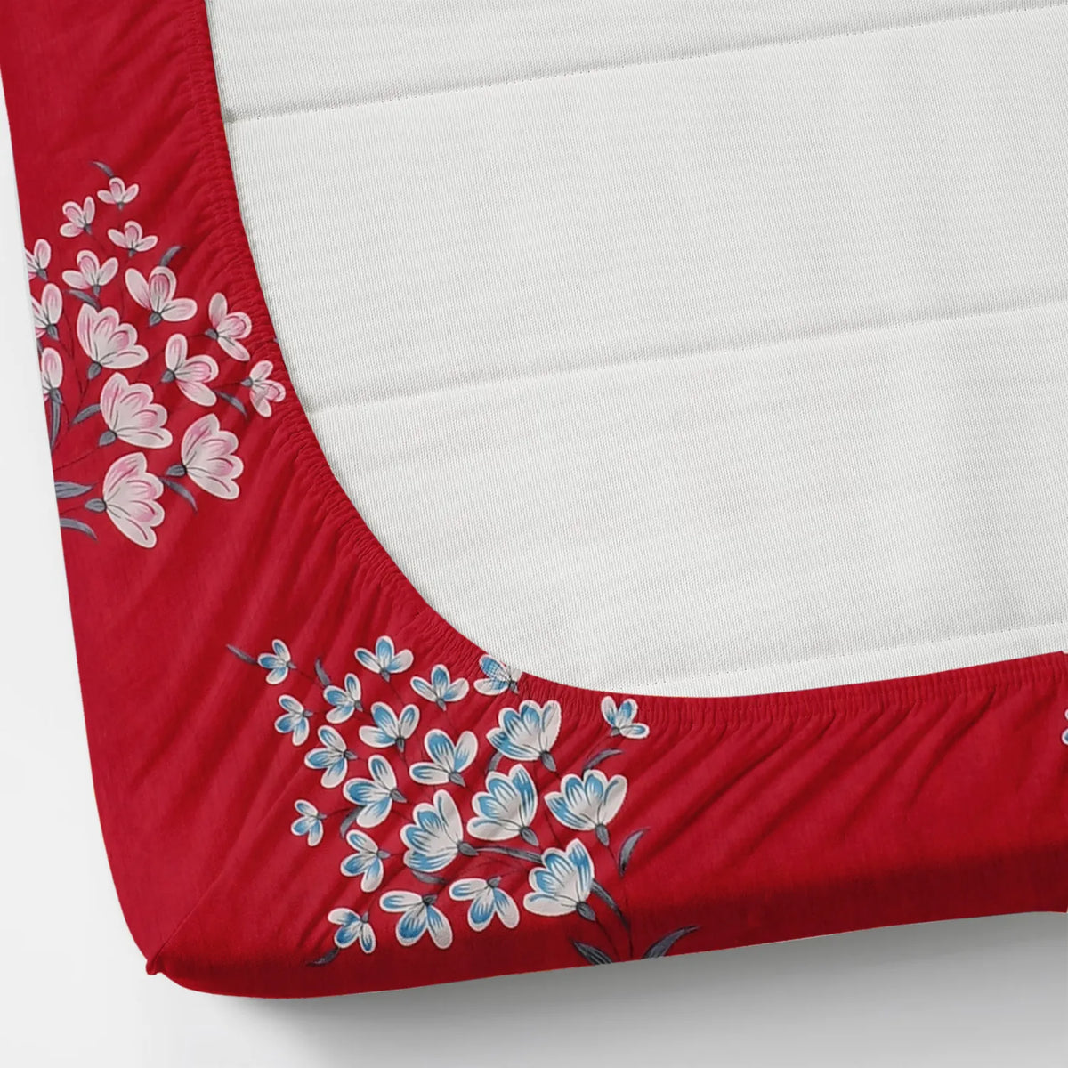 Cherry - King - Fitted Bedsheet (78×72 inches)