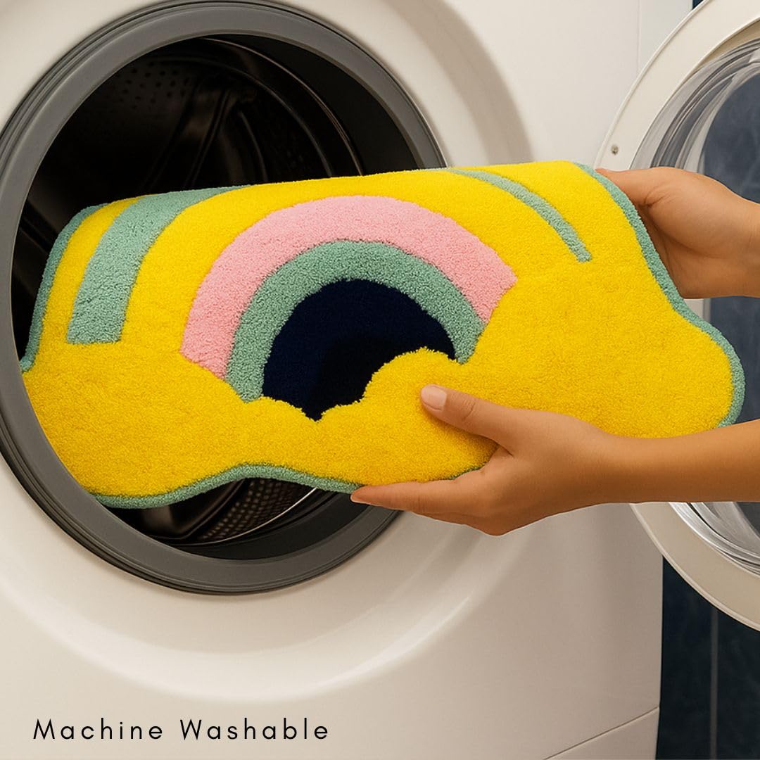 Cloudy - Anti-Slip Microfibre Doormat (40x60 cm) - Pack of 1