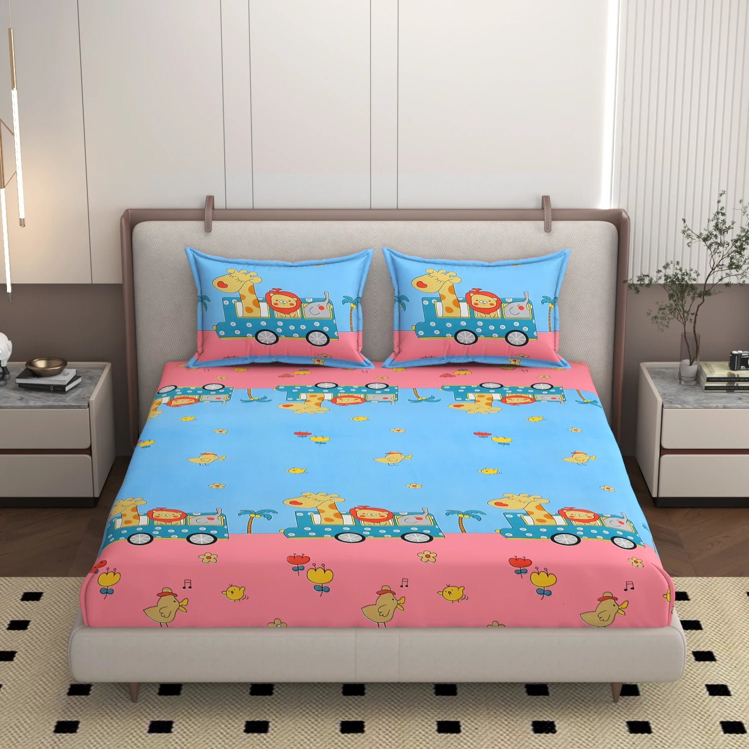 Cocomelo - Queen/Double - Fitted Bedsheet (76×72 inches)