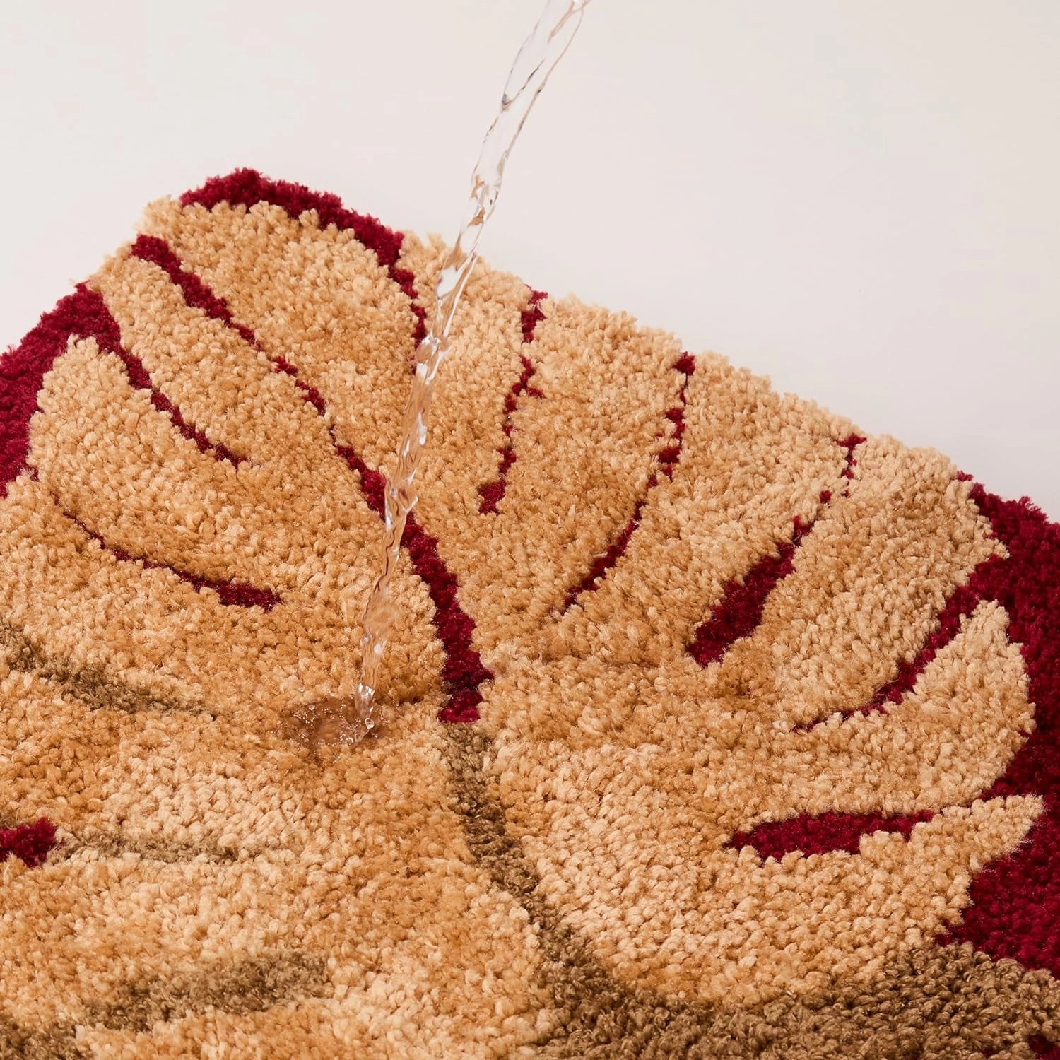 Coral Ruby - Anti-Slip Microfibre Doormat (40x60 cm) - Pack of 1