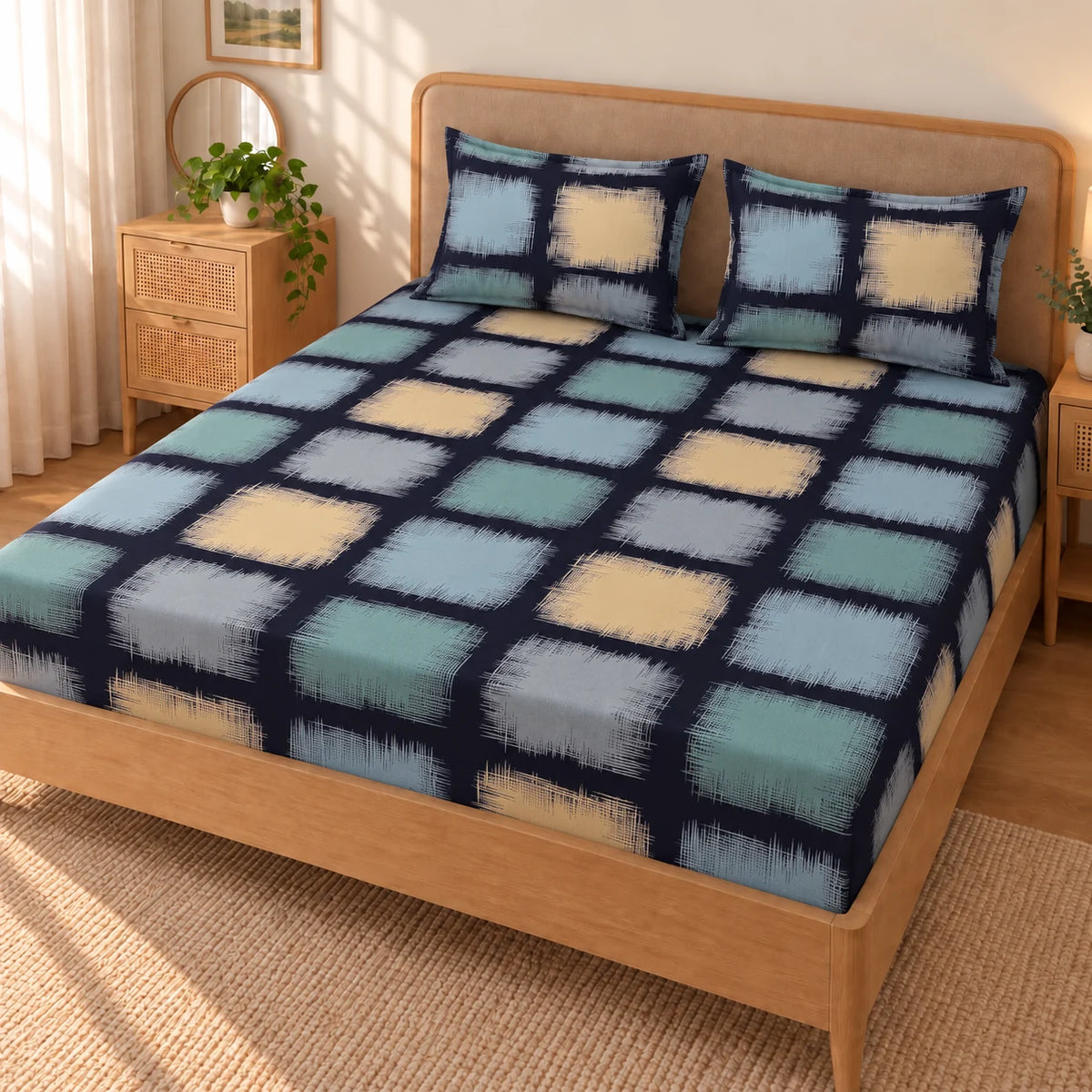 Cuba Dusk - King - Fitted Bedsheet (78×72 inches)