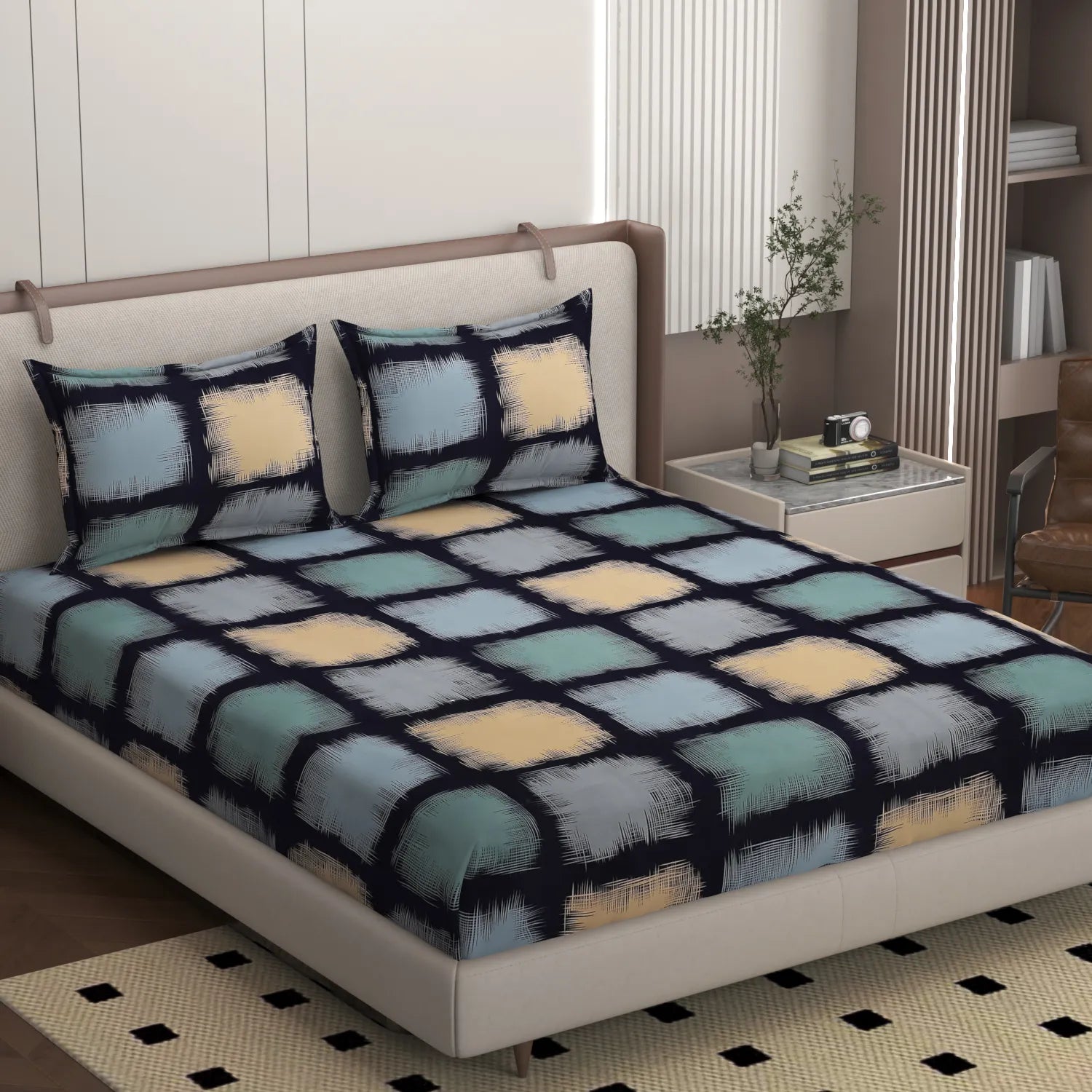 Cuba Dusk - King - Fitted Bedsheet (78×72 inches)