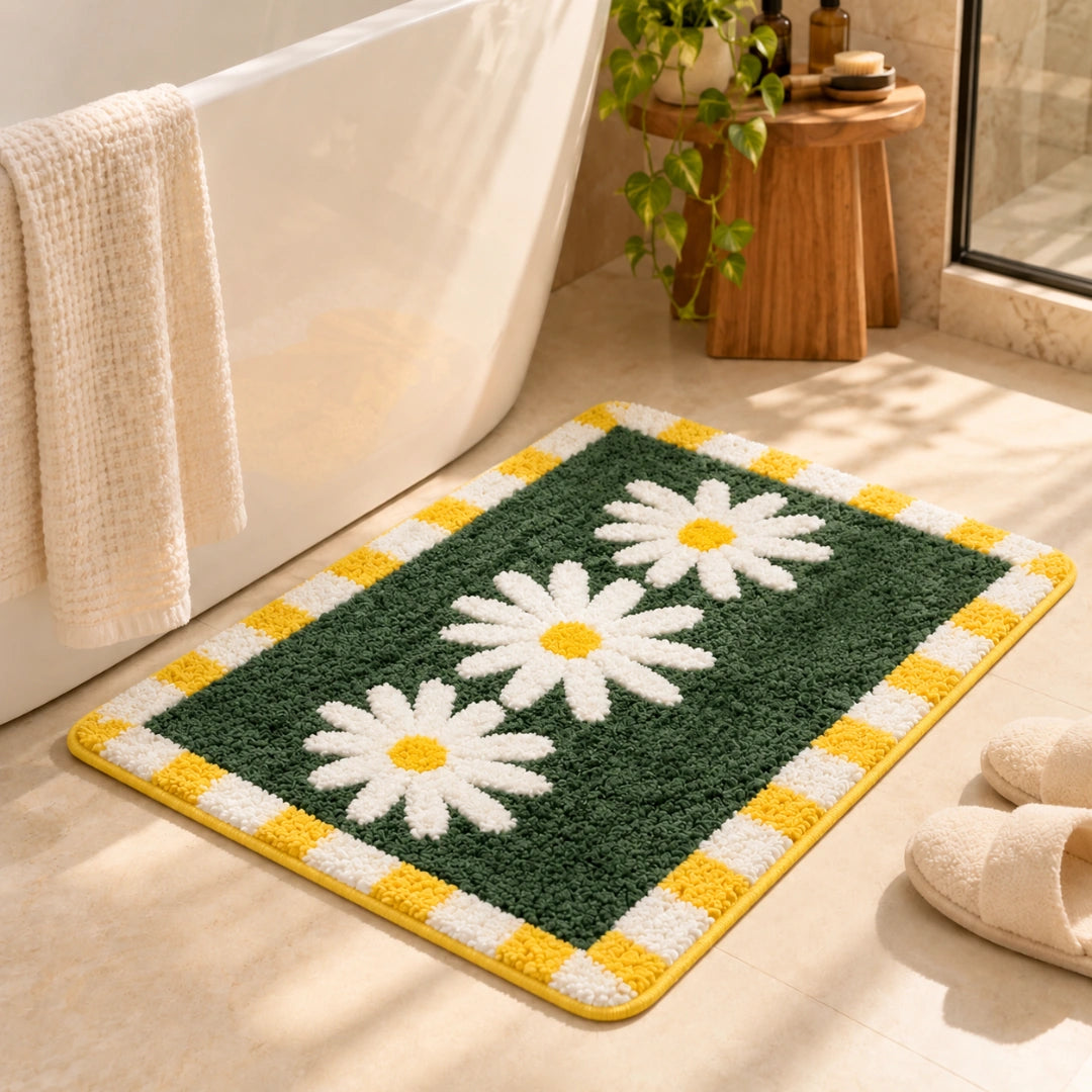 Daffodils - Anti-Slip Microfibre Doormat (40x60 cm) - Pack of 1