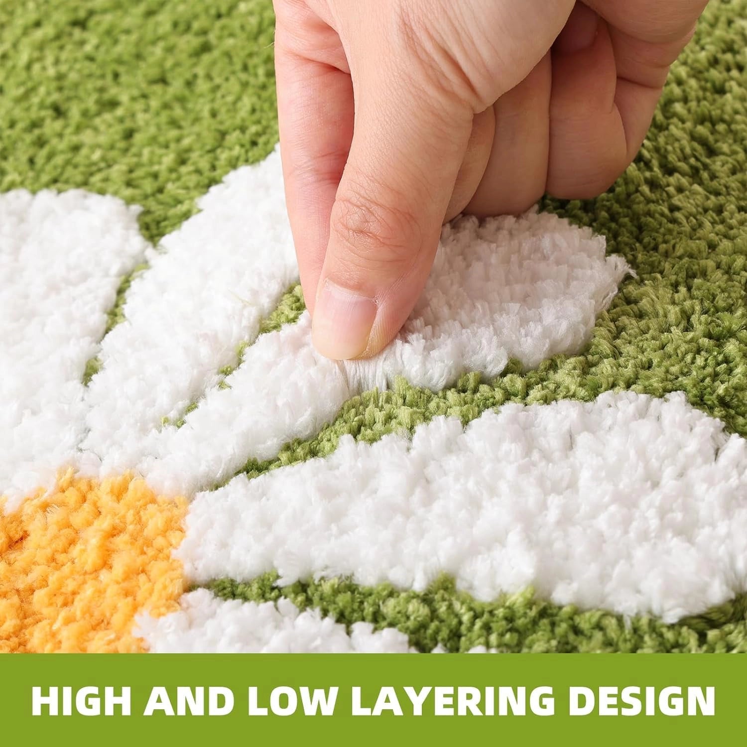 Daffodils - Anti-Slip Microfibre Doormat (40x60 cm) - Pack of 1