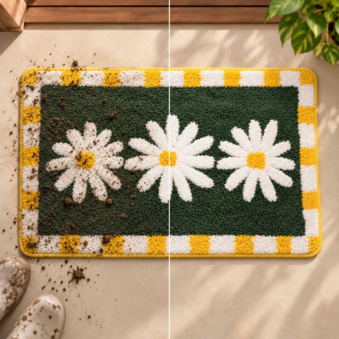 Daffodils - Anti-Slip Microfibre Doormat (40x60 cm) - Pack of 1
