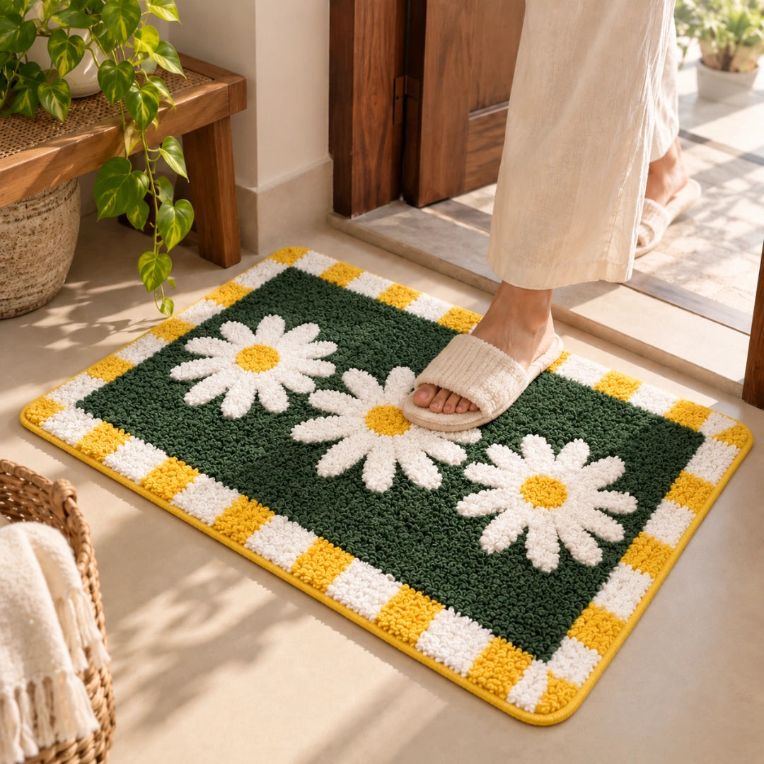 Daffodils - Anti-Slip Microfibre Doormat (40x60 cm) - Pack of 1