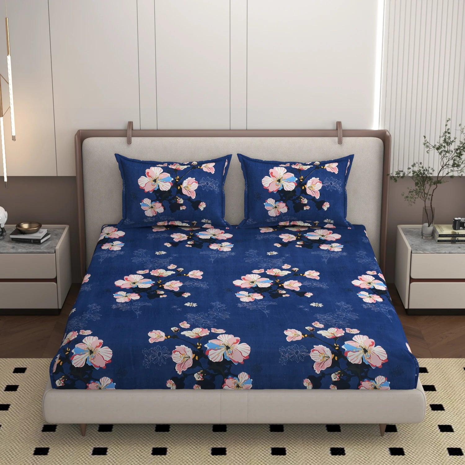 Deloris - Queen/Double - Fitted Bedsheet (76×72 inches)