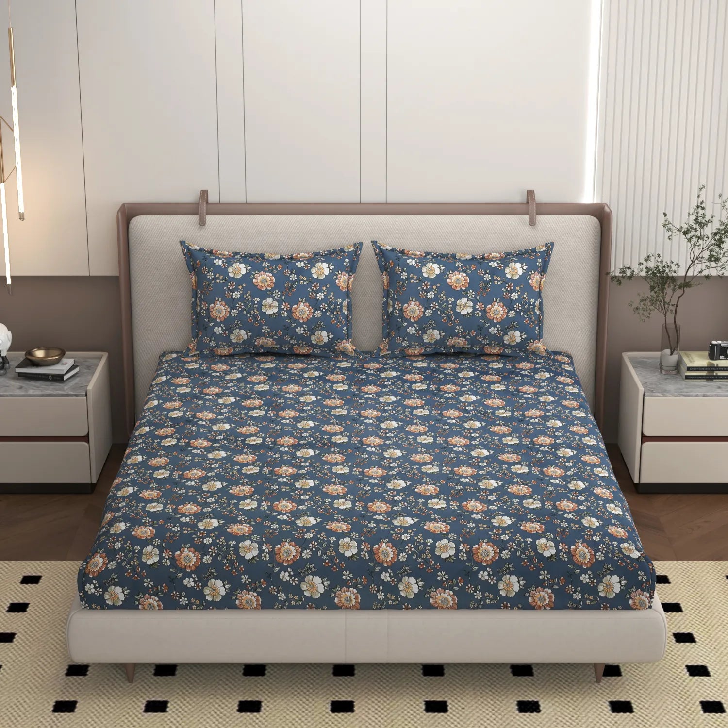 Devina - King - Fitted Bedsheet (78×72 inches)
