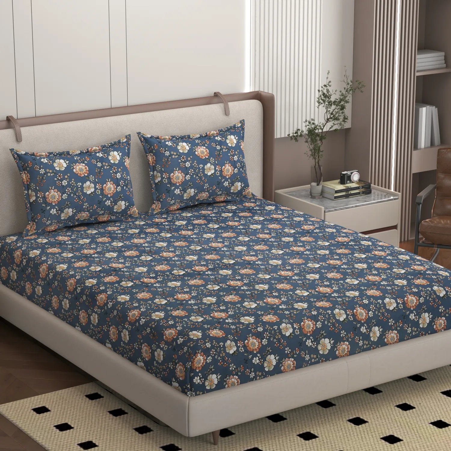 Devina - King - Fitted Bedsheet (78×72 inches)