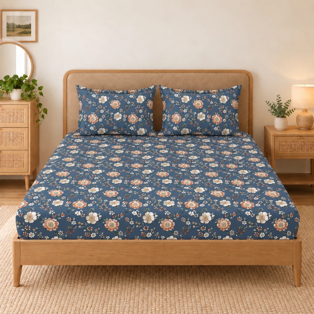 Devina - King - Fitted Bedsheet (78×72 inches)