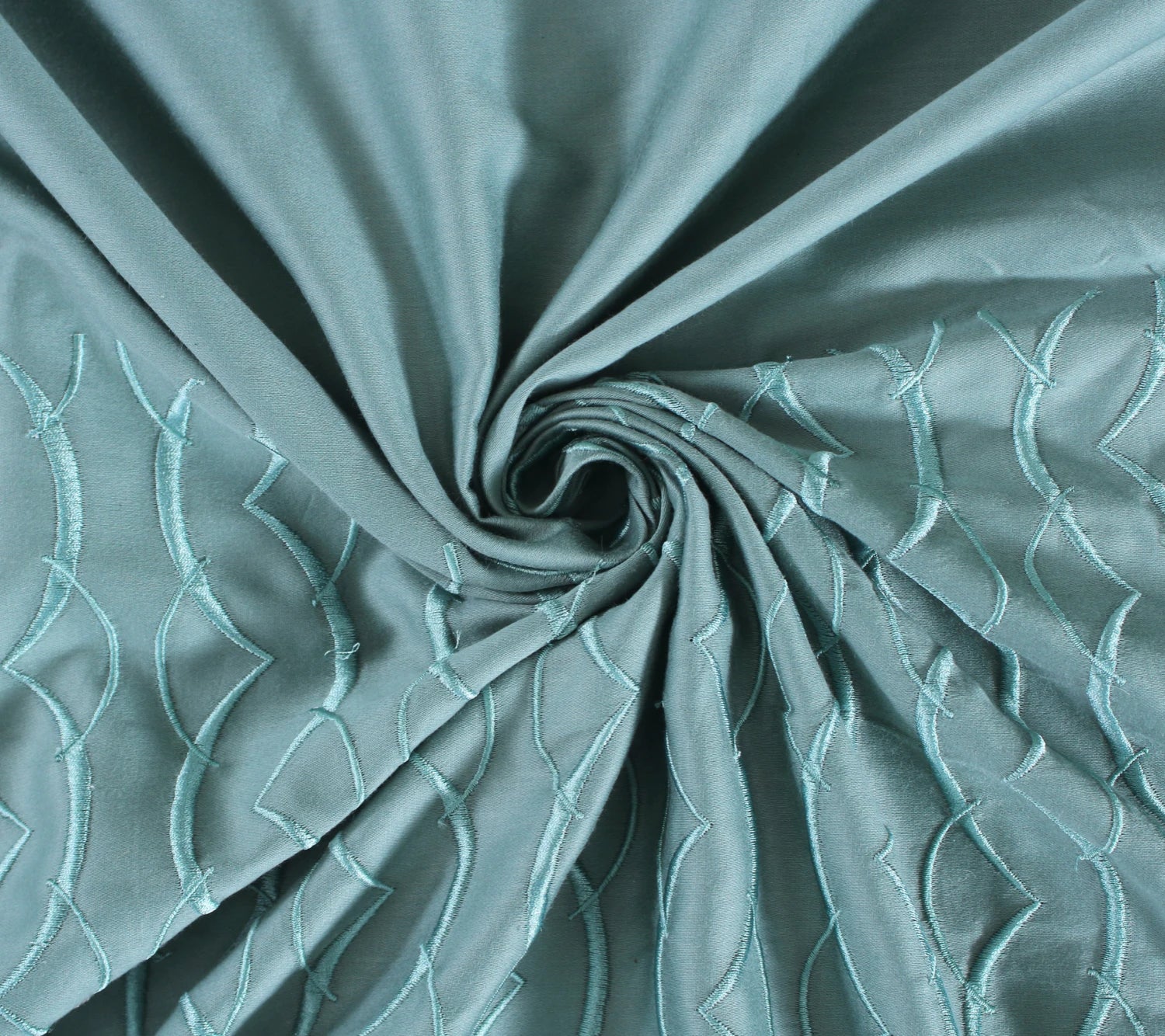 EDEN - Aqua Tide - Pure Cotton King Bedsheet (108×108 inches)