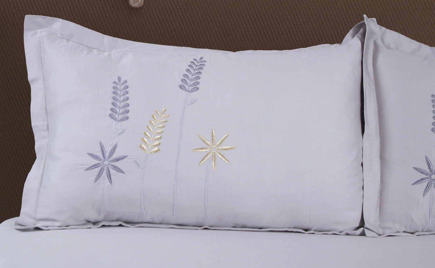 EDEN - Aster Sky - Pure Cotton King Bedsheet (108×108 inches)