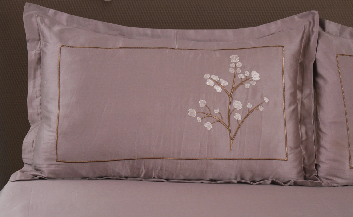 EDEN - Petra Mocha - Pure Cotton King Bedsheet (108×108 inches)