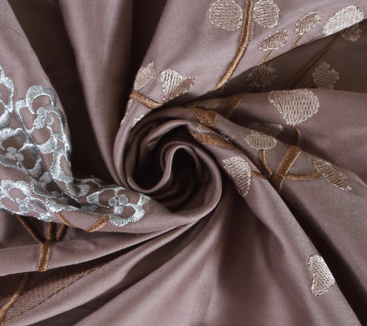 EDEN - Petra Mocha - Pure Cotton King Bedsheet (108×108 inches)