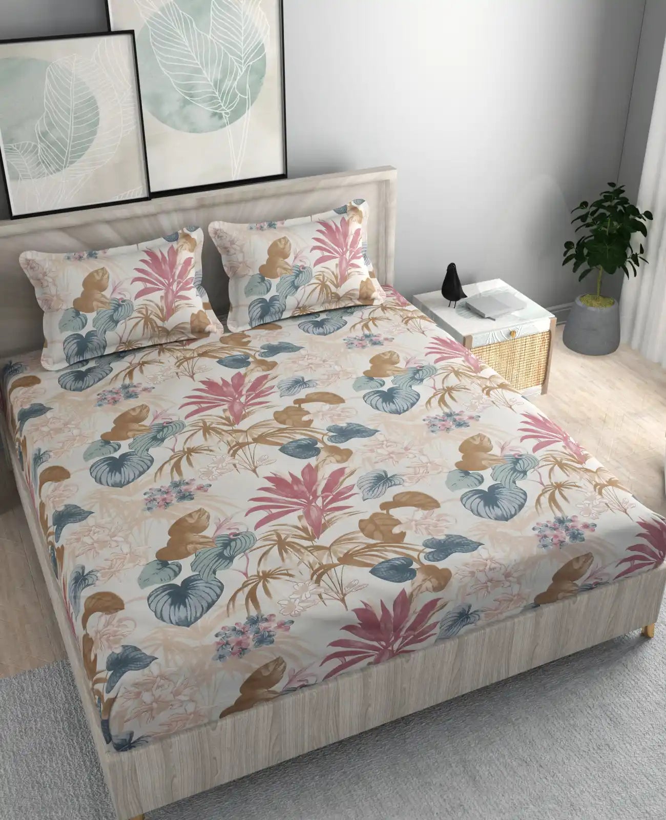 Eden - King - Fitted Bedsheet (78×72 inches)