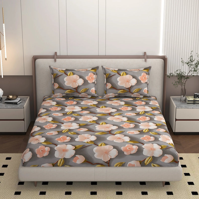 Elona - King - 7D Design Fitted Bedsheet (78×72 inches)