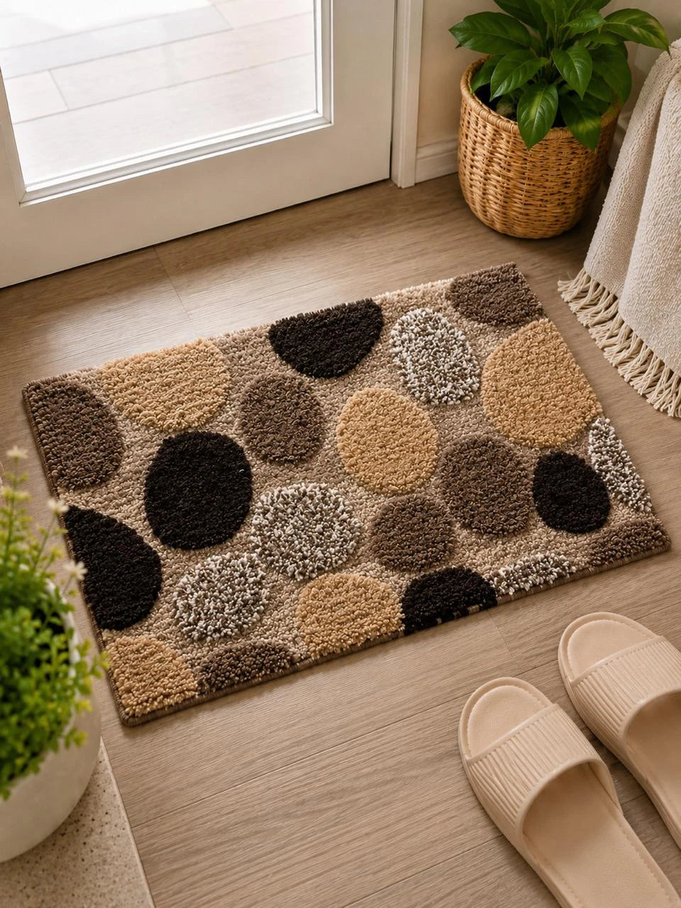 Espresso - Anti-Slip Microfibre Doormat (40x60 cm)