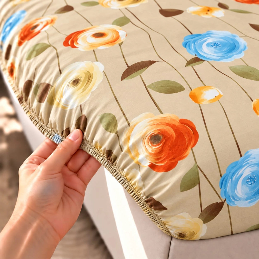 Europa - King - 7D Design Fitted Bedsheet (78×72 inches)