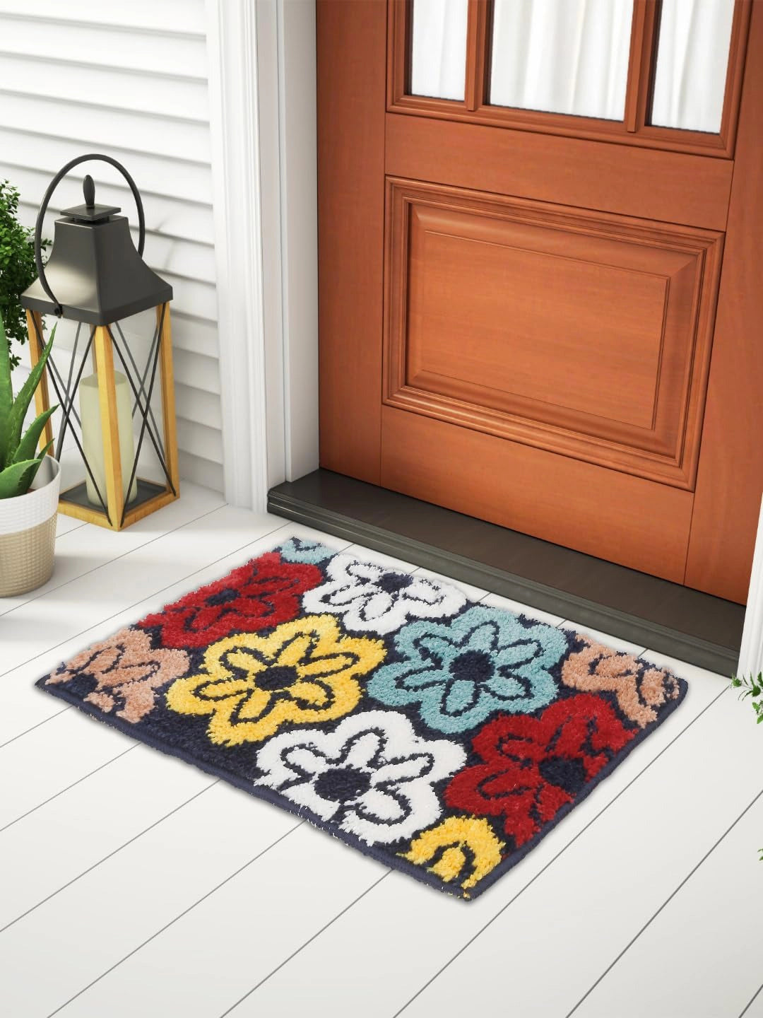 Flora - Anti-Slip Microfibre Doormat (40x60 cm) - Pack of 1
